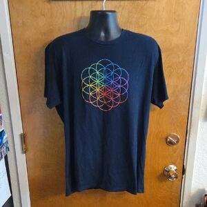 Vtg 2016 Coldplay Head Full Of Dream World Tour Concert Tshirt Size XL